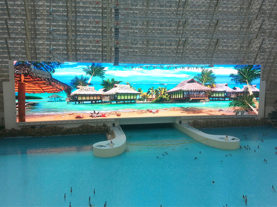 成都环球中心海洋公园led显示屏